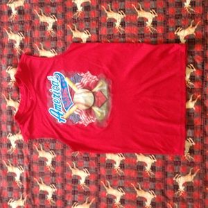 Boys sleeveless baseball shirt